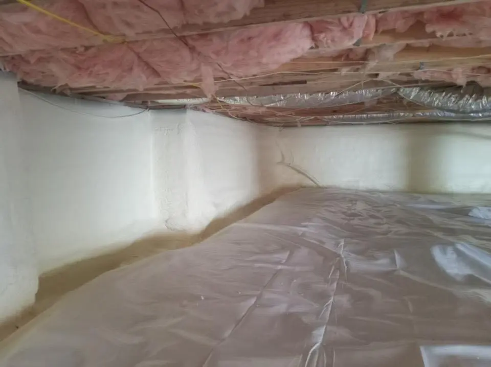 Crawl space encapsulation with closed-cell spray foam for Metal Roof Coating in Marina del Rey